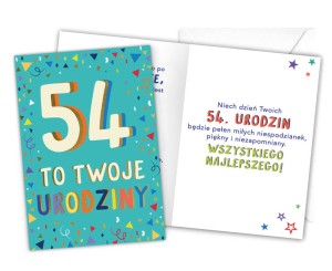 Karnet LKL-059 54. urodziny