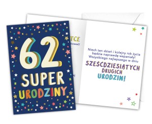 Karnet LKL-068 62. urodziny
