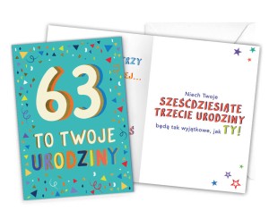 Karnet LKL-069 63. urodziny