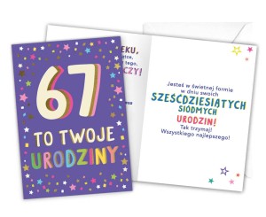 Karnet LKL-073 67. urodziny