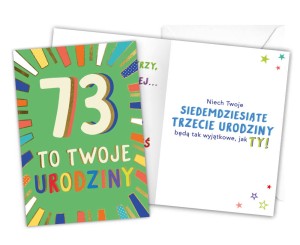 Karnet LKL-080 73. urodziny
