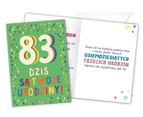 Karnet LKL-091 83. urodziny