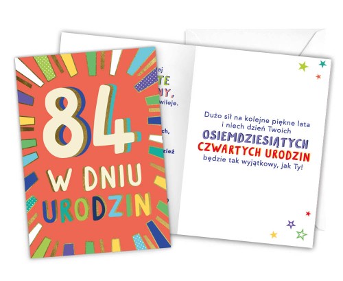 Karnet LKL-092 84. urodziny