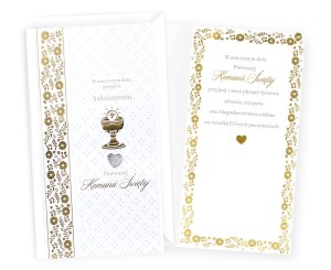 Karnet PM-293 Komunia