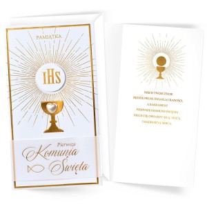 Karnet PM-297 Komunia