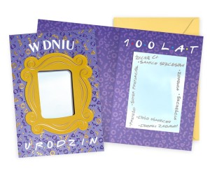 Karnet DK-1217 Urodziny (Friends, lusterko)