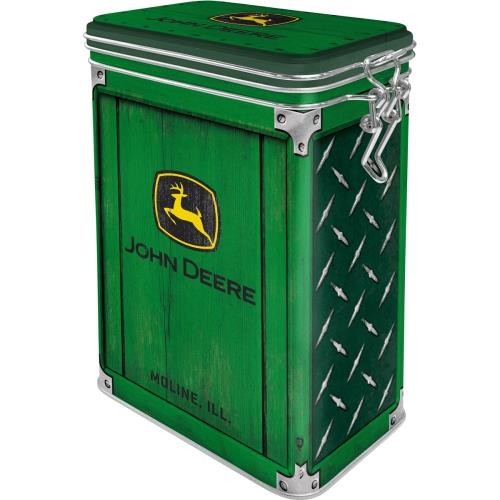 31118 Puszka z klipsem John Deere-Diamon John Deere-Diamond Plate Green