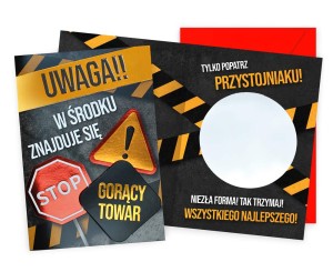 Karnet DK-1214 Urodziny (gorący towar, lusterko)