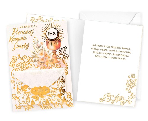 Karnet DK-1242 Komunia (koperta)