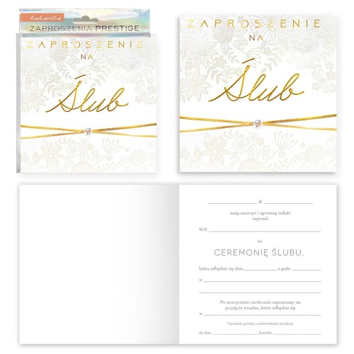 Zaproszenie ZP-058 Ślub
