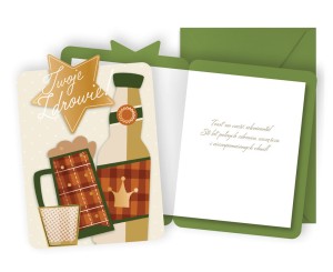 Karnet DK-1200 Urodziny (piwo, kufel)