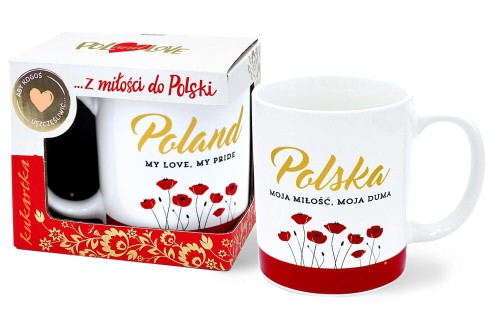 Kubek Premium Q 1054 Polska - moja miłość, moja duma
