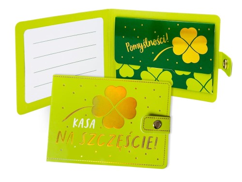 Portfelik POR-012 Kasa na szczęście (koniczyna)