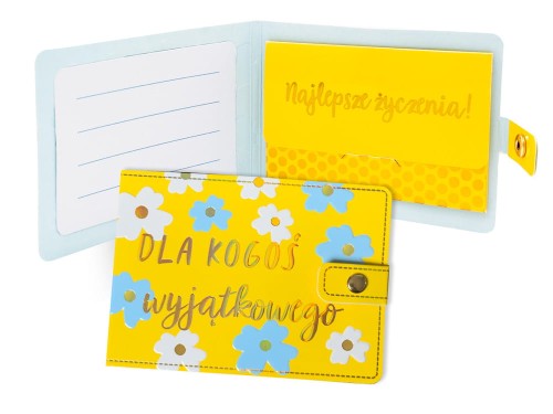 Portfelik POR-014 Dla kogoś wyjątkowego (kwiatki)