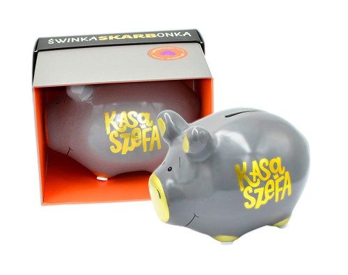 Skarbonka mała świnka SKM-009 Kasa szefa
