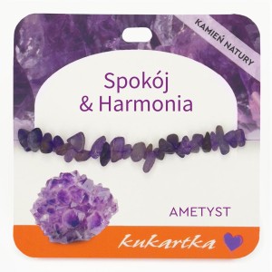 Bransoletka BRA-051 Spokój & Harmonia (ametyst)