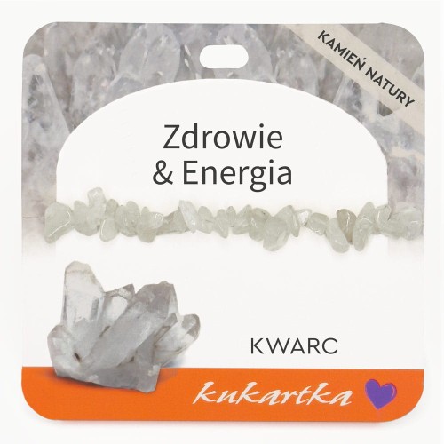 Bransoletka BRA-054 Zdrowie & Energia (kwarc)