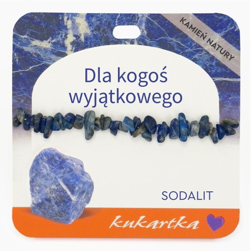 Bransoletka BRA-065 Dla kogoś wyjątkowego (sodalit)