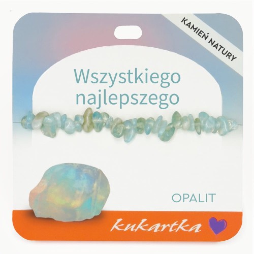 Bransoletka BRA-067 Wszystkiego najlepszego (opalit)