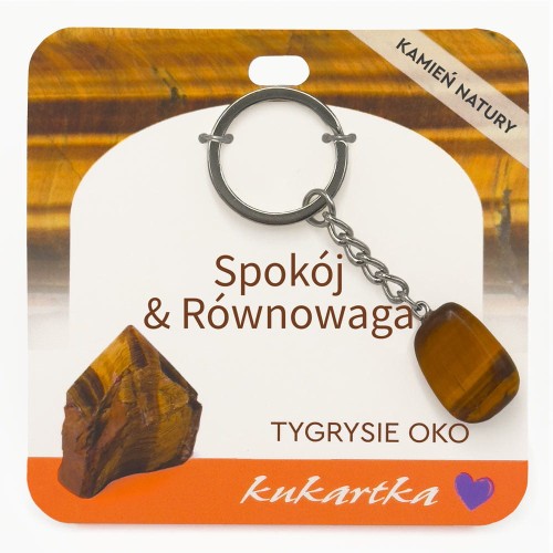 Brelok BKN-050 Spokój & Równowaga (tygrysie oko)