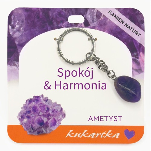 Brelok BKN-051 Spokój & Harmonia (ametyst)