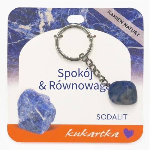 Brelok BKN-053 Spokój & Równowaga (sodalit)