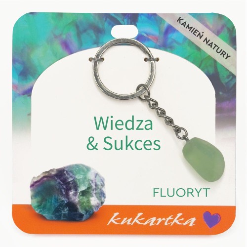 Brelok BKN-056 Wiedza & Sukces (fluoryt)
