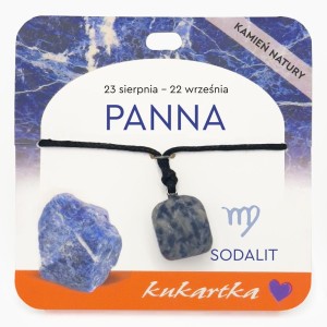 Naszyjnik NAS-041 Znak zodiaku (Panna, sodalit)