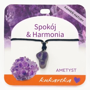 Naszyjnik NAS-051 Spokój & Harmonia (ametyst)