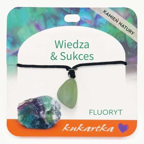 Naszyjnik NAS-056 Wiedza & Sukces (fluoryt)