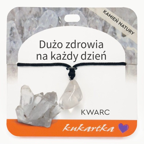 Naszyjnik NAS-066 Dużo zdrowia na każdy dzień (kwarc)