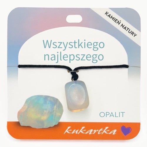 Naszyjnik NAS-067 Wszystkiego najlepszego (opalit)