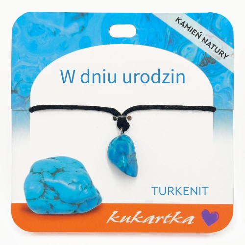 Naszyjnik NAS-069 W dniu urodzin (turkenit)