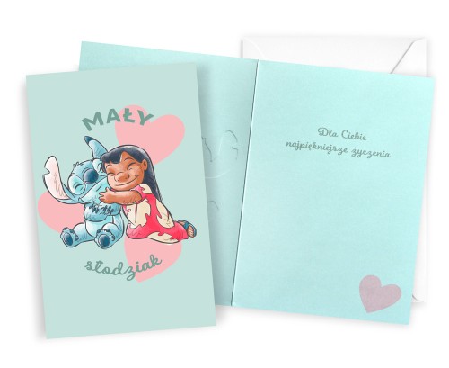 Karnet DHS-032 Urodziny (Lilo i Stitch)