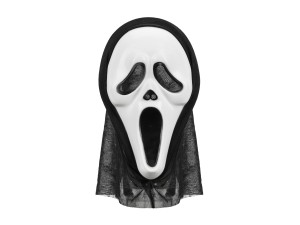 Maska Halloween z kapturem, 18x31cm