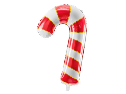 Balon foliowy Cukrowa laska 50x82cm, czerwony
