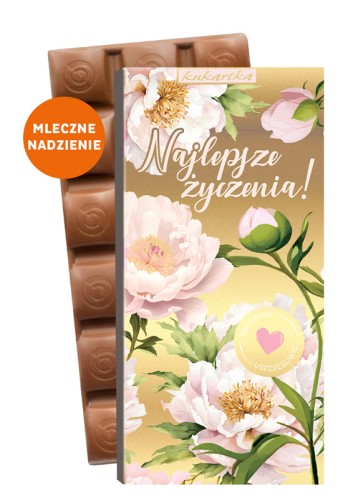 CZEKOLADA 525 Najlepsze życzenia (kwiaty)