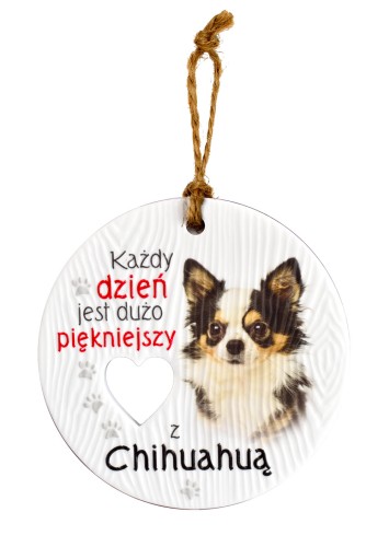 Ceramiczna zawieszka CEZ-086 Chihuahua
