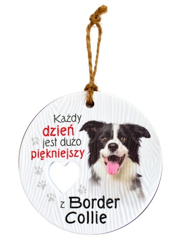 Ceramiczna zawieszka CEZ-087 Border Collie