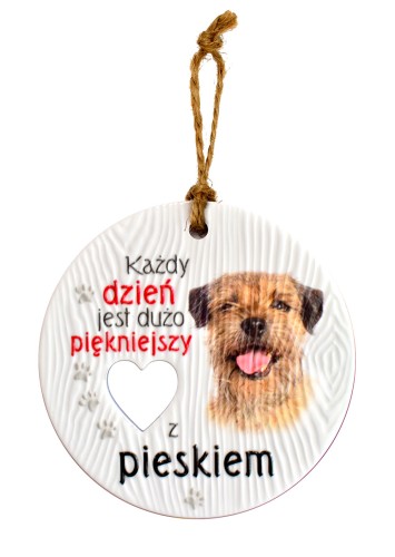 Ceramiczna zawieszka CEZ-089 Piesek
