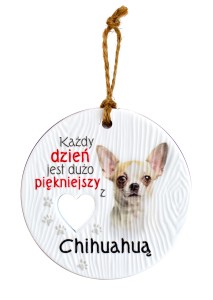 Ceramiczna zawieszka CEZ-090 Chihuahua