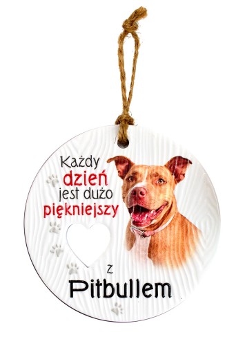Ceramiczna zawieszka CEZ-094 Pitbull