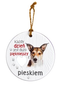 Ceramiczna zawieszka CEZ-096 Piesek
