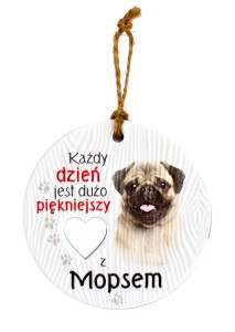 Ceramiczna zawieszka CEZ-098 Mops