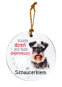 Ceramiczna zawieszka CEZ-102 Sznaucerek