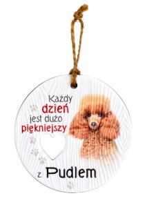 Ceramiczna zawieszka CEZ-103 Pudel