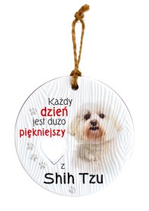 Ceramiczna zawieszka CEZ-106 Shih Tzu