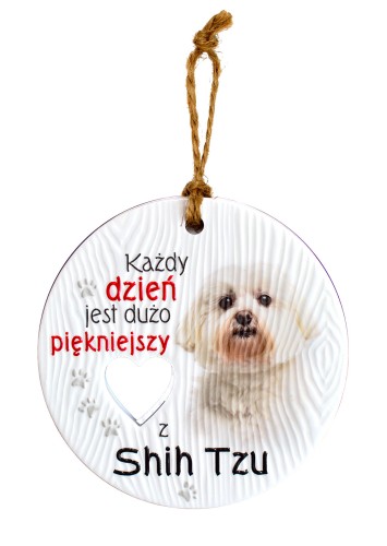 Ceramiczna zawieszka CEZ-106 Shih Tzu
