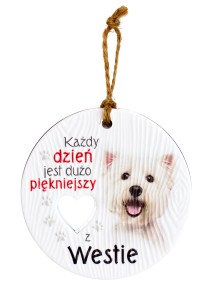 Ceramiczna zawieszka CEZ-109 Westie