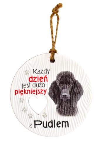 Ceramiczna zawieszka CEZ-111 Pudel